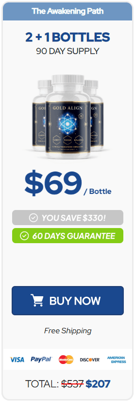 Order GoldAlign 3 Bottles